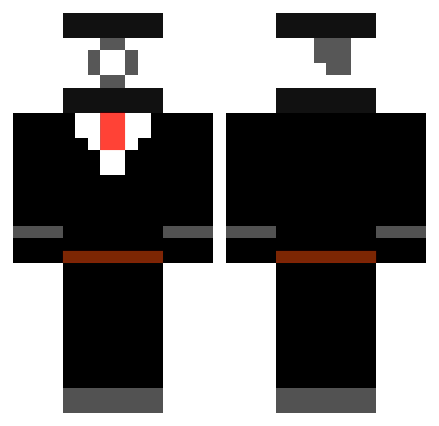 yangjunwoo Minecraft skin, front and back view