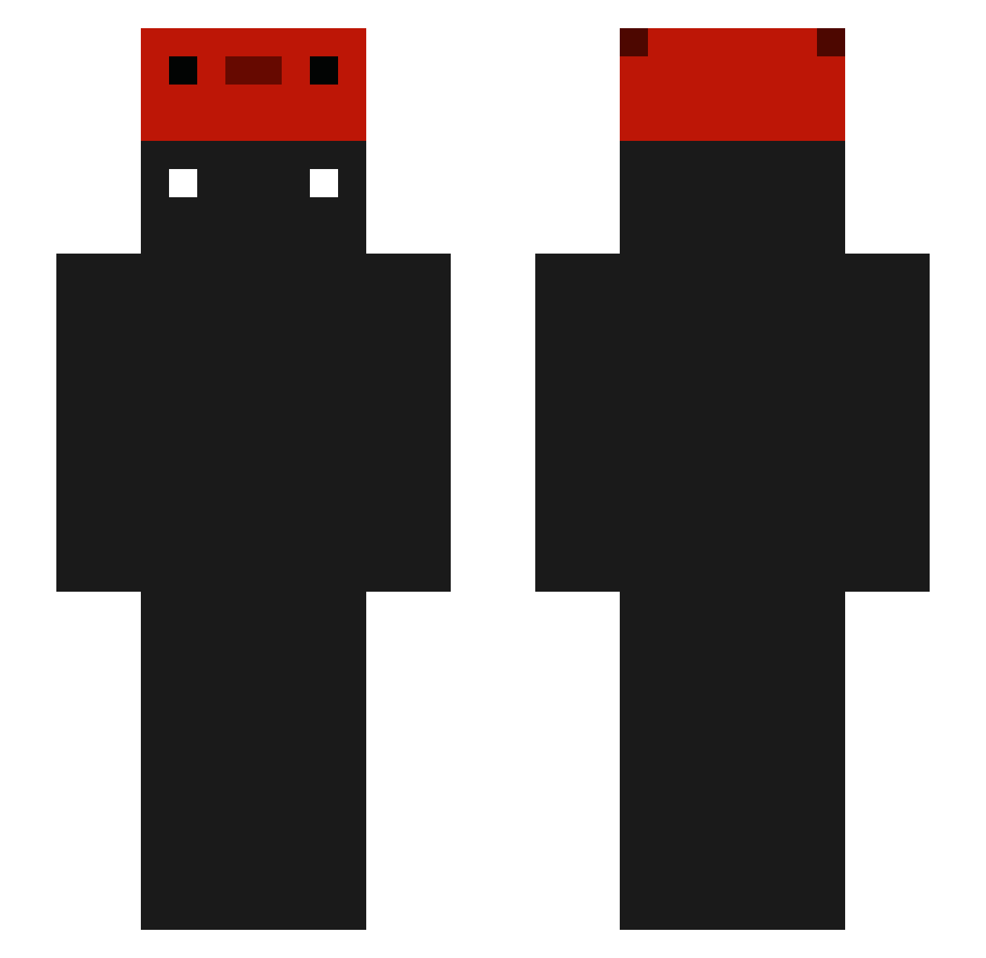 BONICE_395 Minecraft skin, front and back view