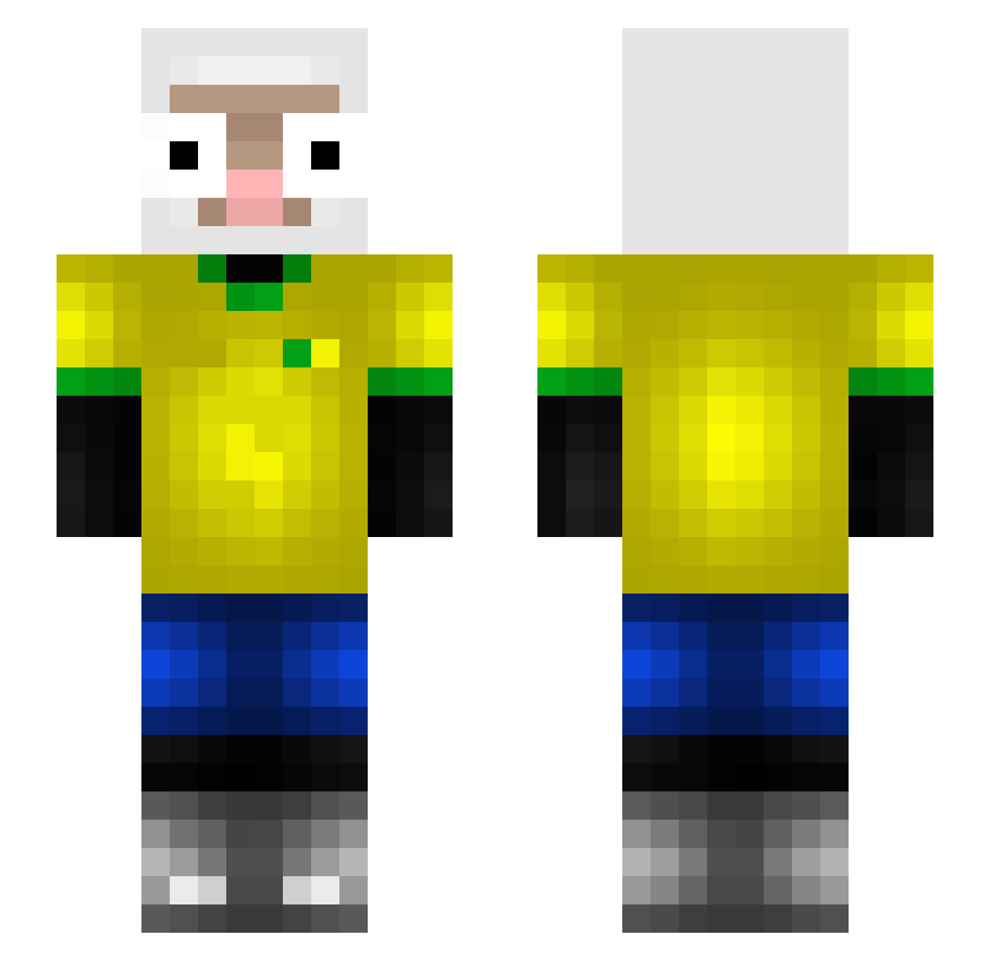 ManuelitoOg Minecraft skin, front and back view