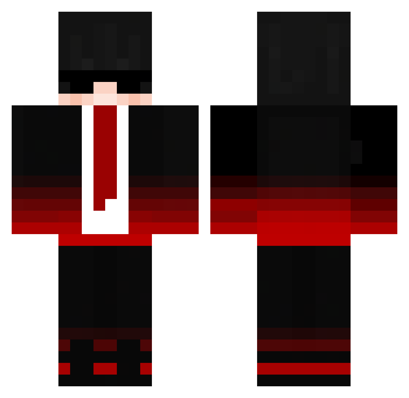 IamRxny_ Minecraft skin, front and back view