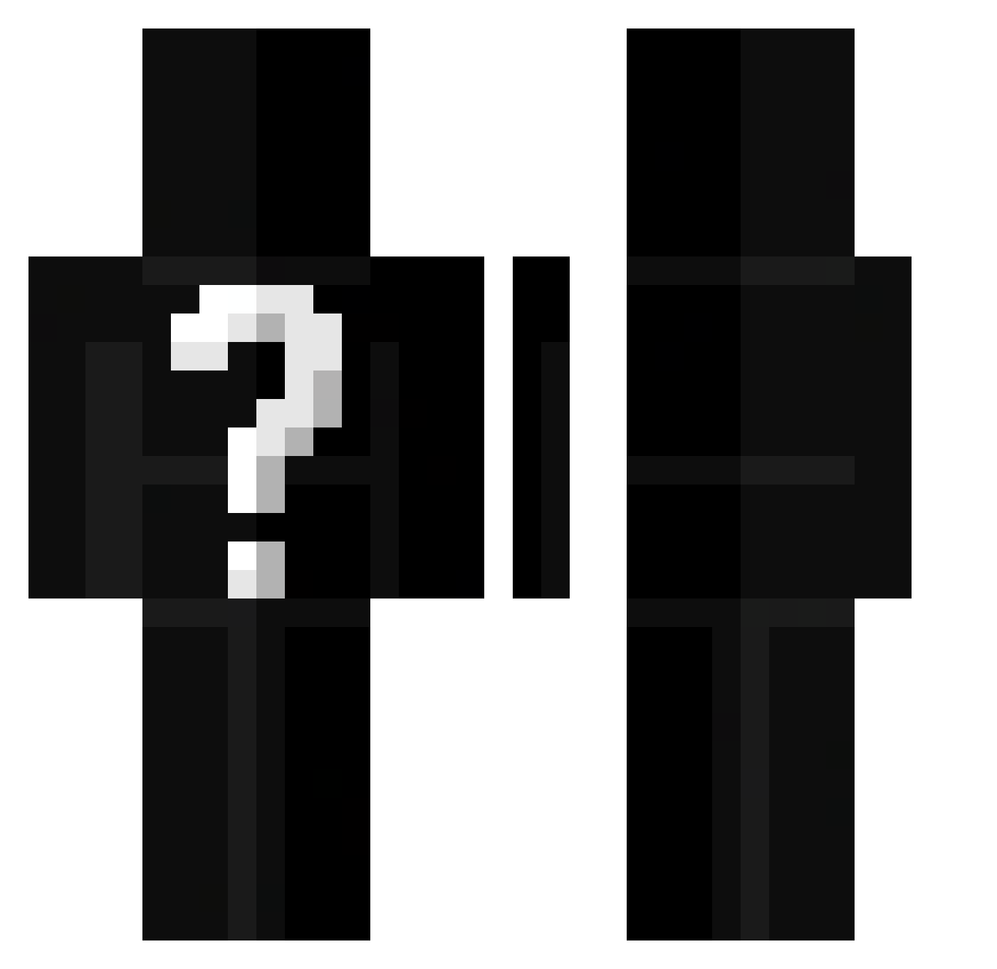 n2vr Minecraft skin, front and back view