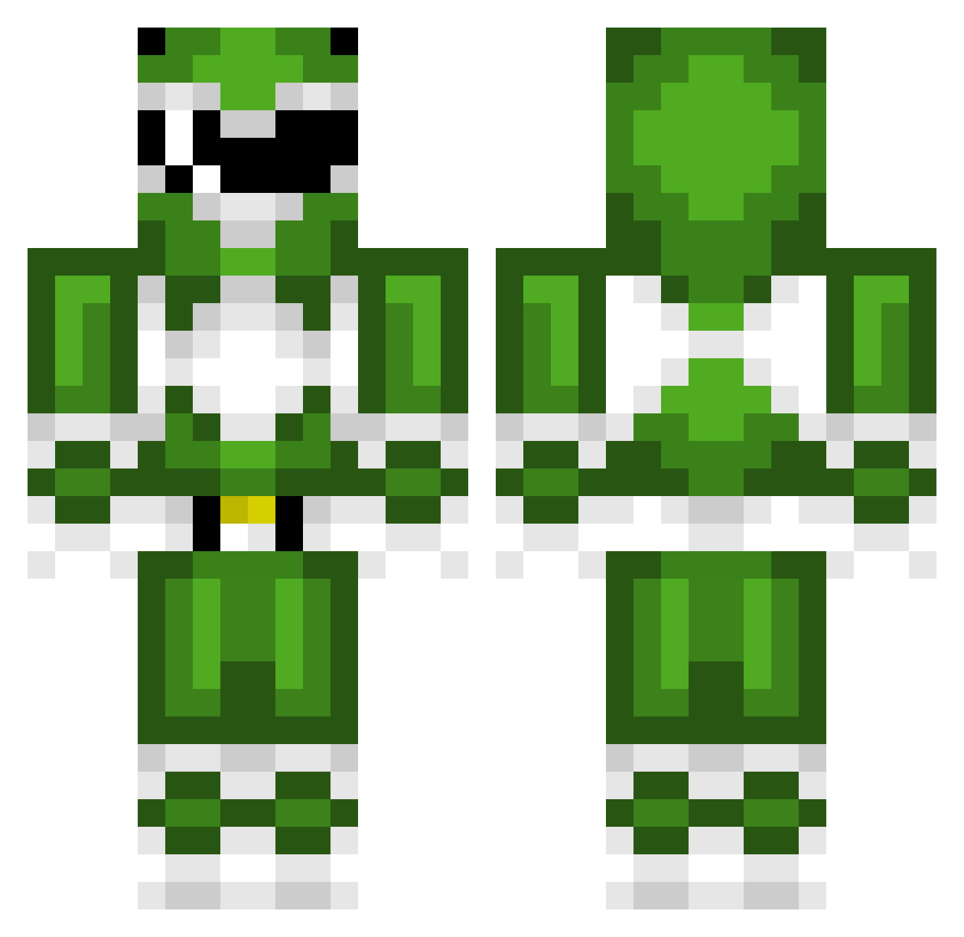 Thy_Milkman Minecraft skin, front and back view