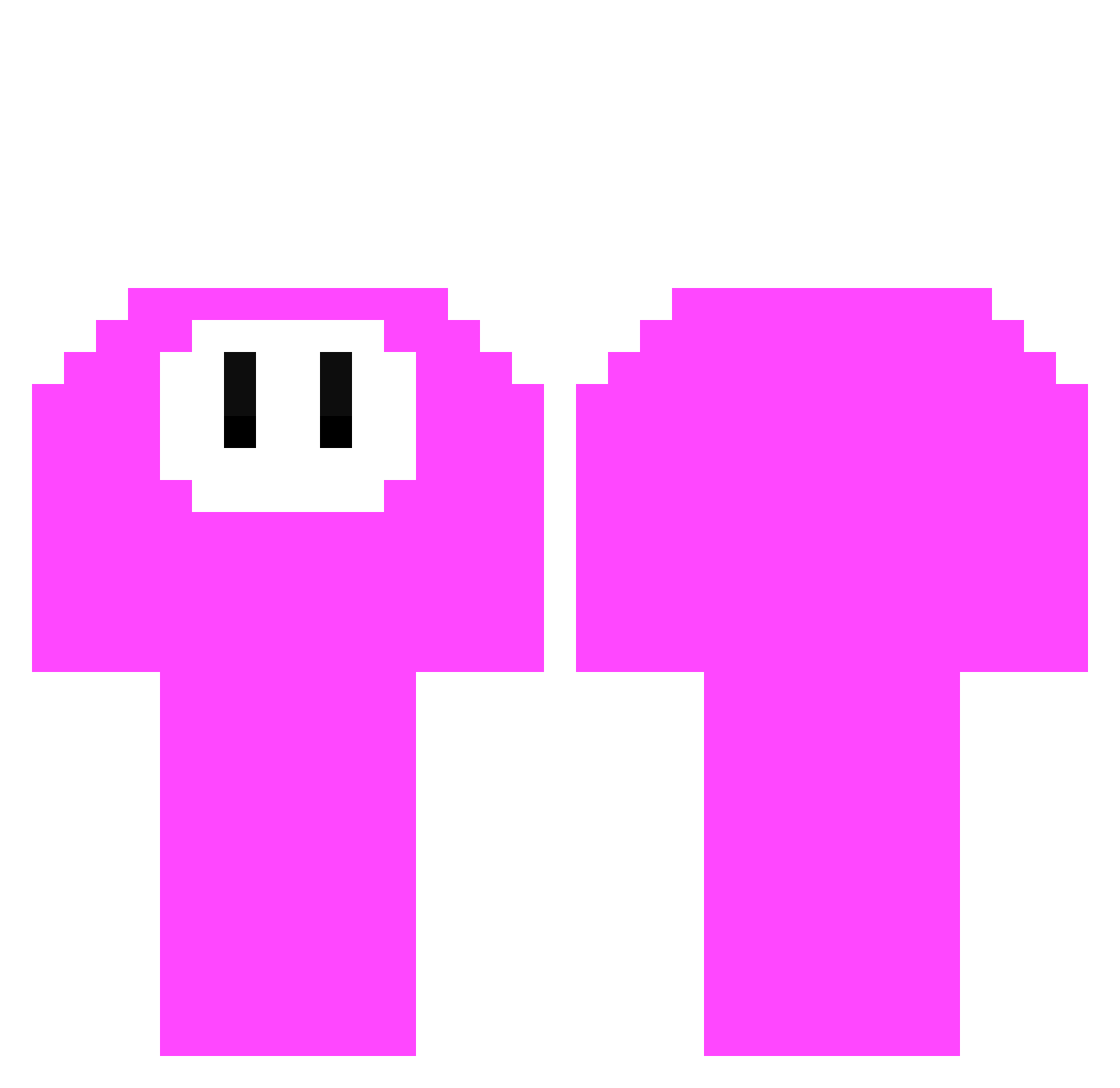 Dick__Cheney Minecraft skin, front and back view