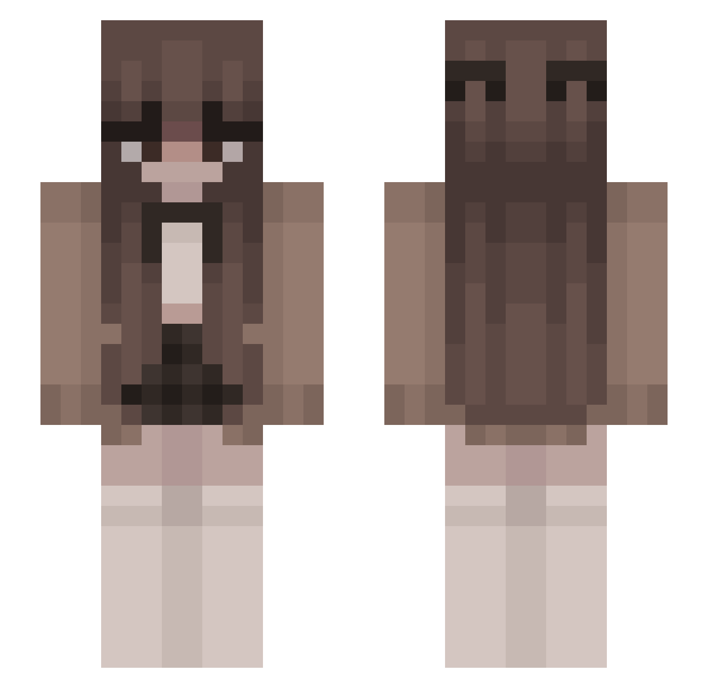 itsjust_eli Minecraft skin, front and back view