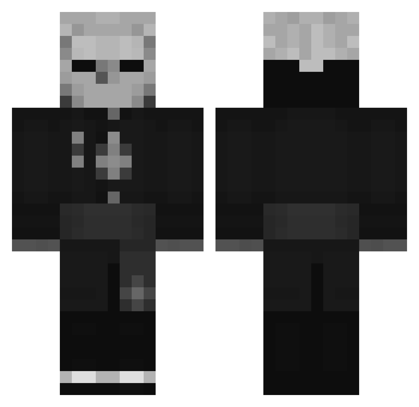 RedHotCheliPepis Minecraft skin, front and back view