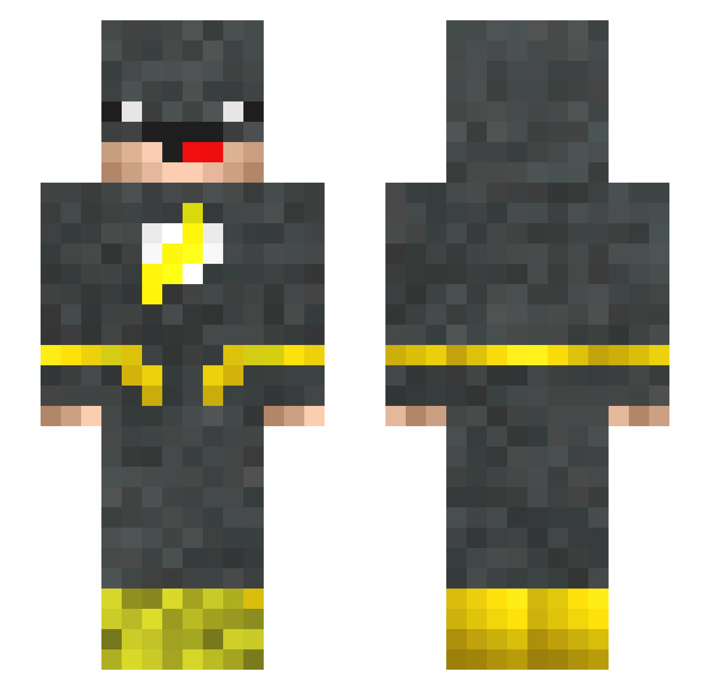 Nando_NAD Minecraft skin, front and back view