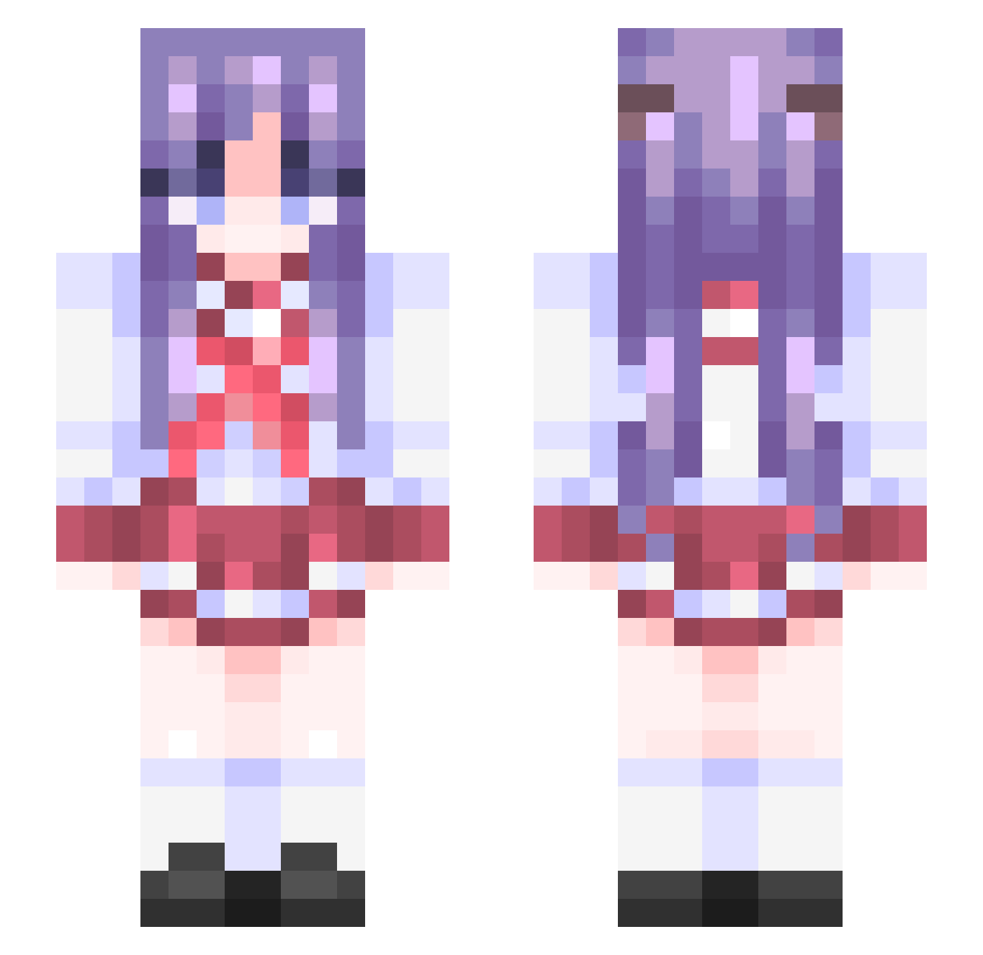 gao_xing Minecraft skin, front and back view