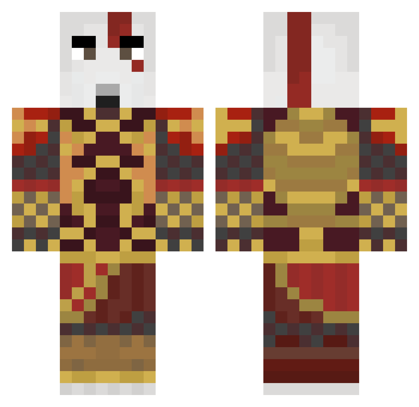 II_Berkay_II Minecraft skin, front and back view