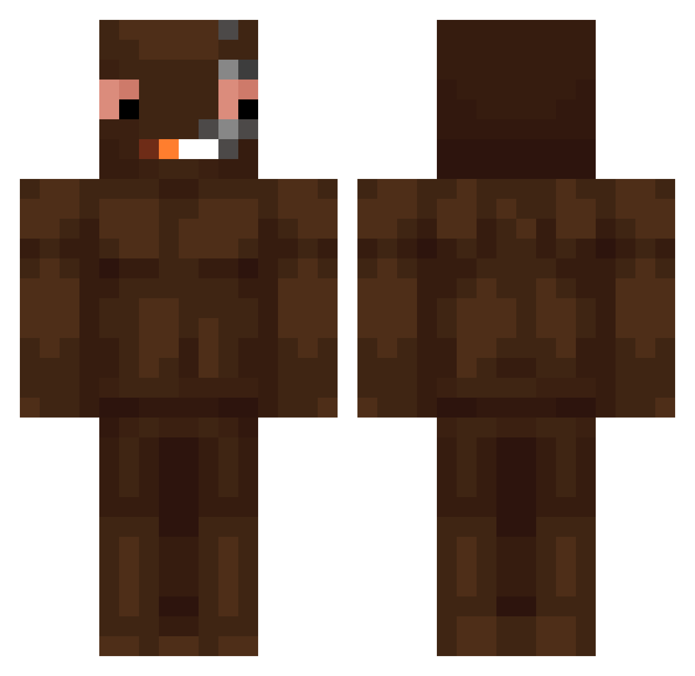 marlboroxd Minecraft skin, front and back view