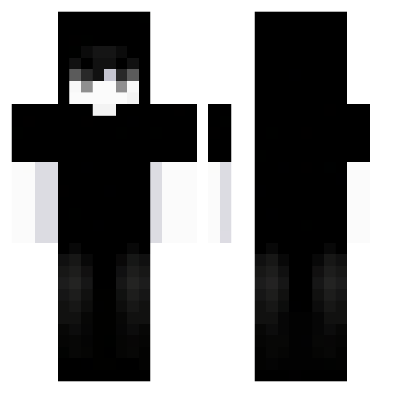 Spague7444 Minecraft skin, front and back view