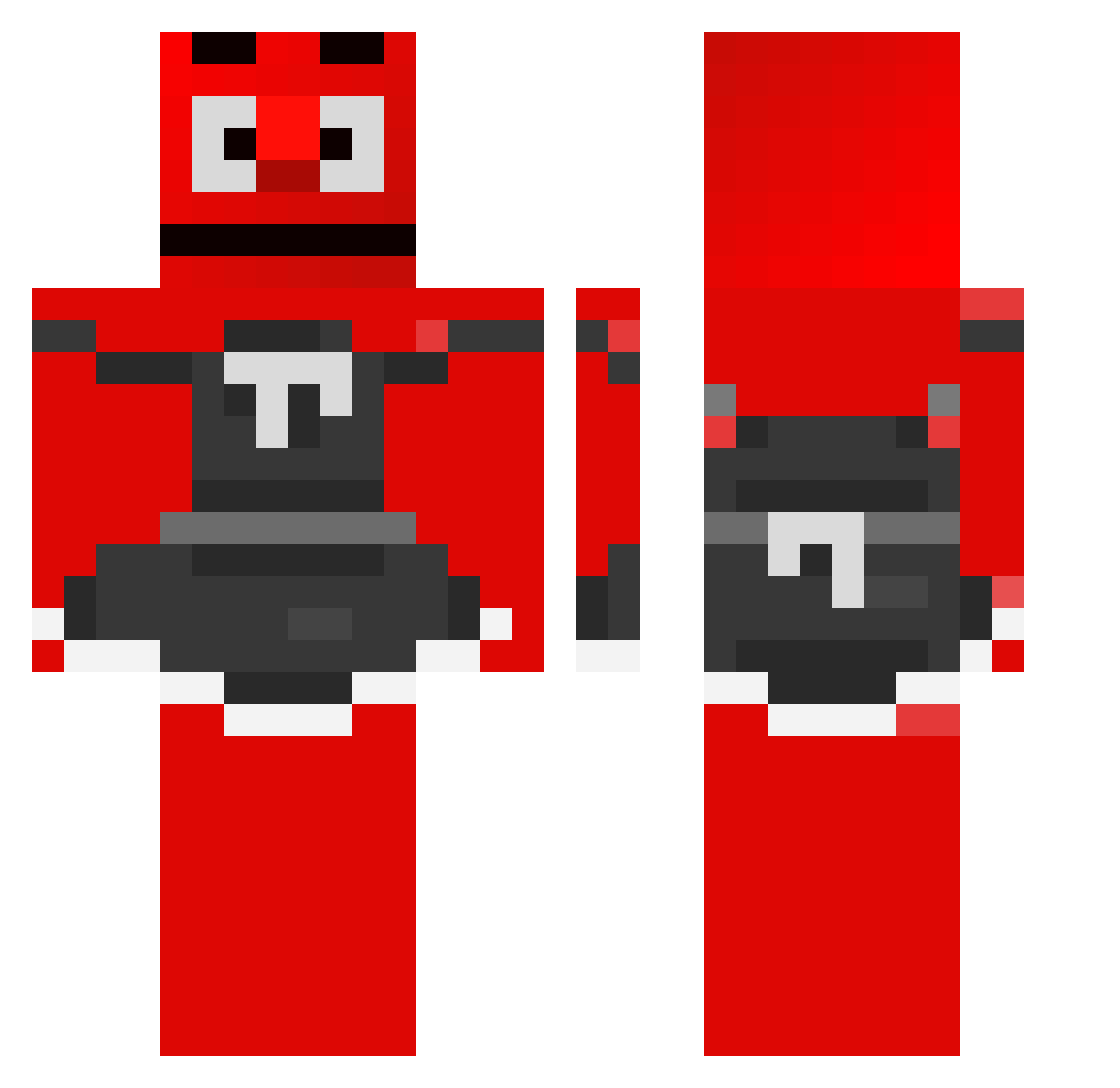 WalkedWall62836 Minecraft skin, front and back view