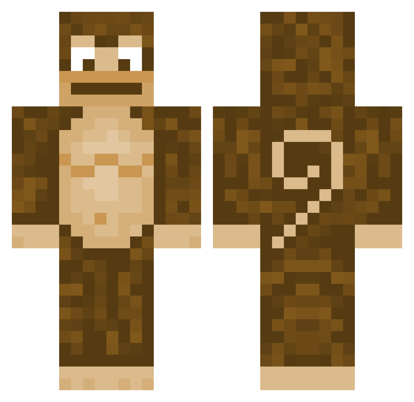 Elias_Varga Minecraft skin, front and back view