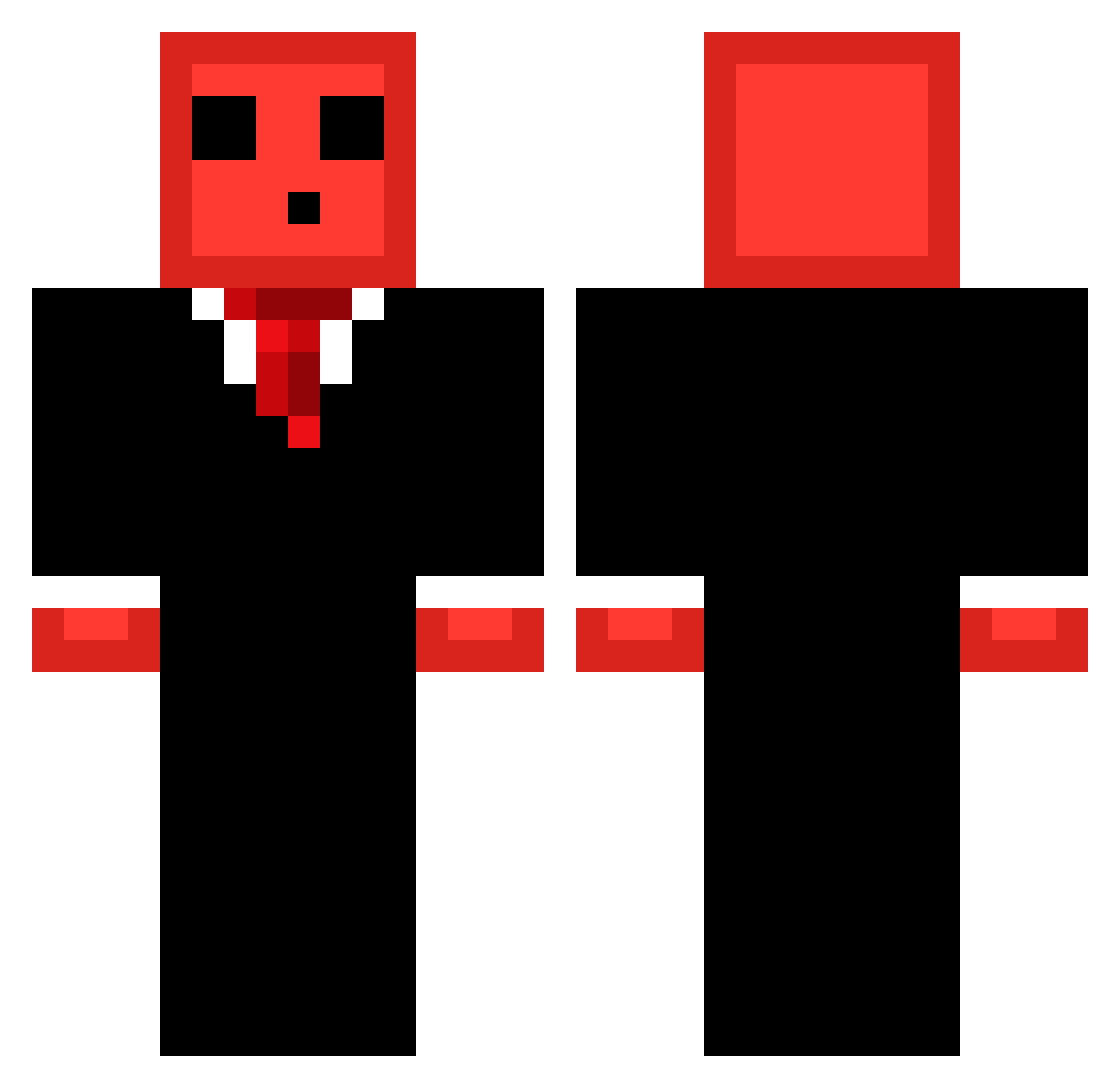 Mr_Ocker Minecraft skin, front and back view