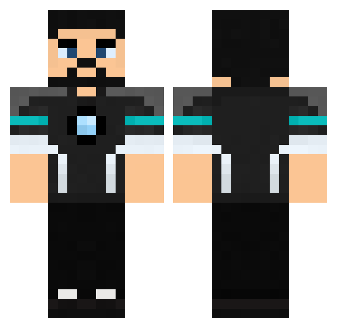Lima_cx Minecraft skin, front and back view