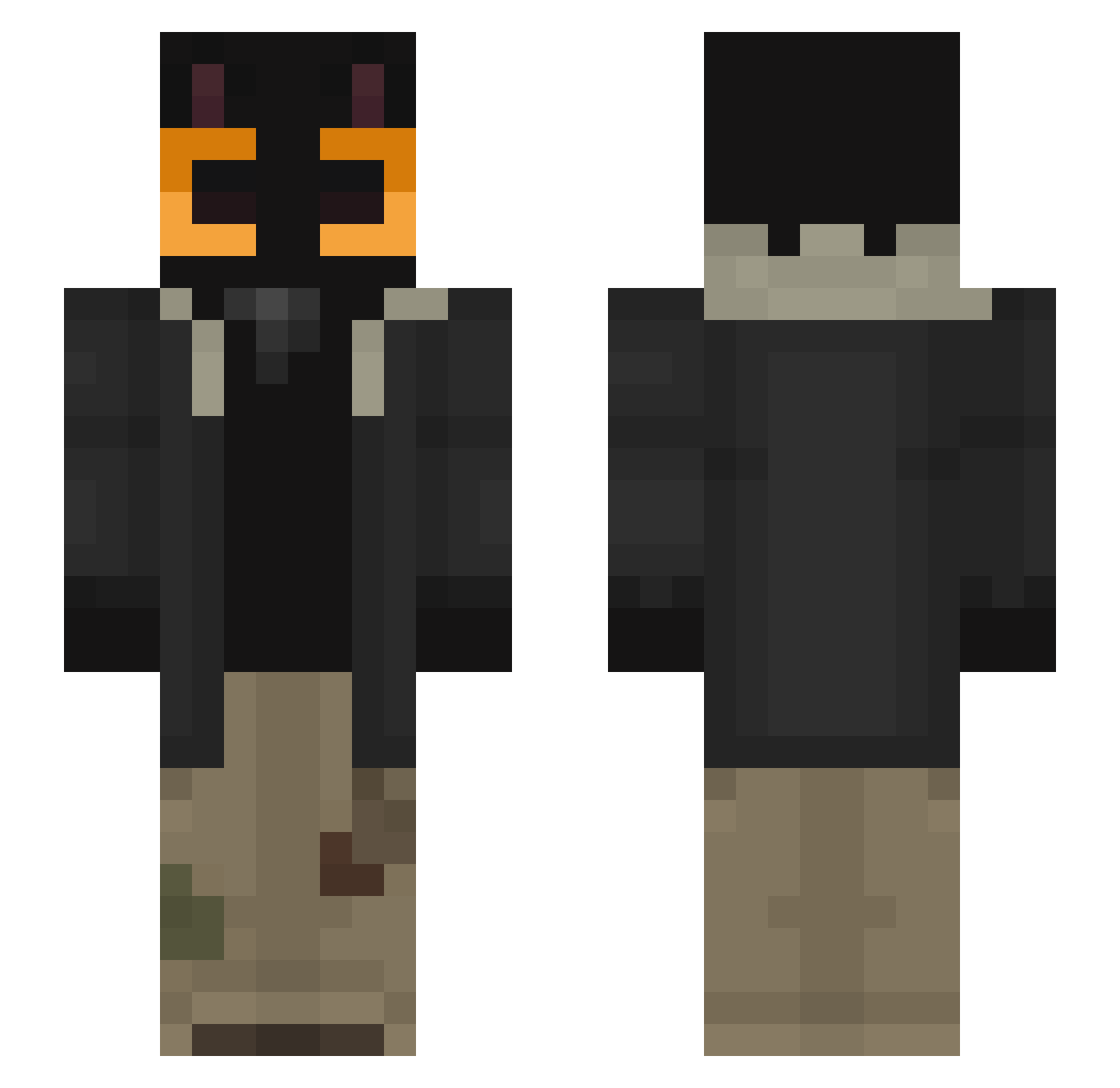 _ChattMa_ Minecraft skin, front and back view