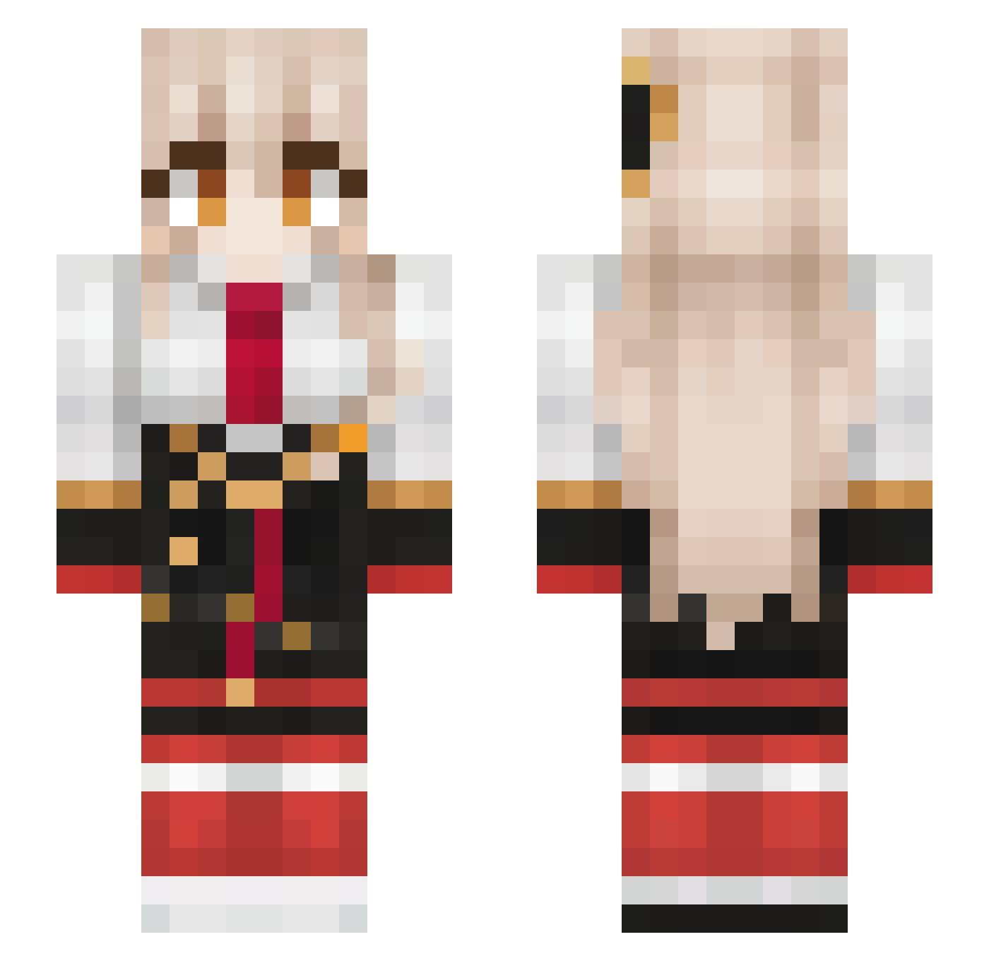 LucascgiordanI Minecraft skin, front and back view