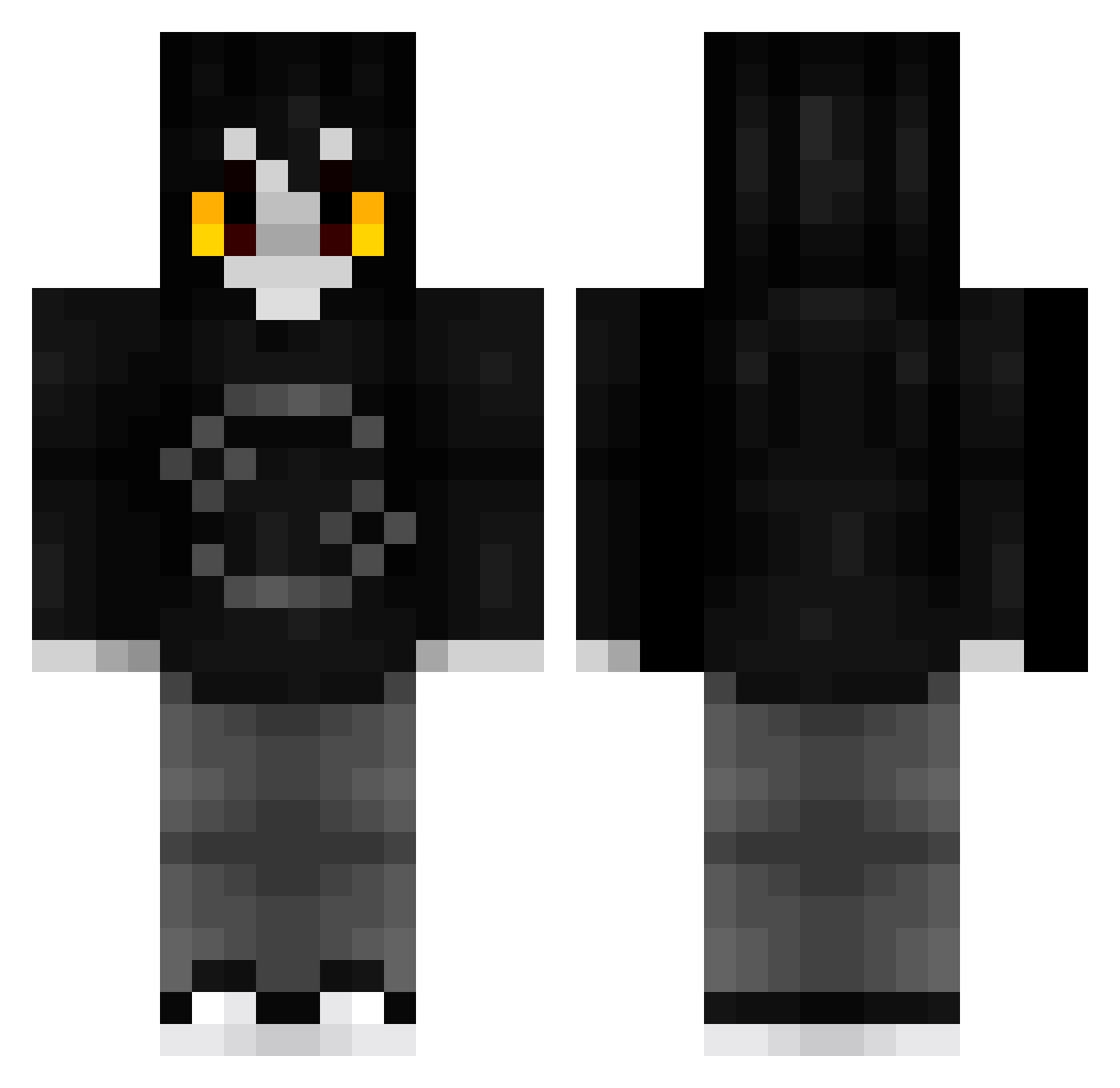 awrdasd Minecraft skin, front and back view