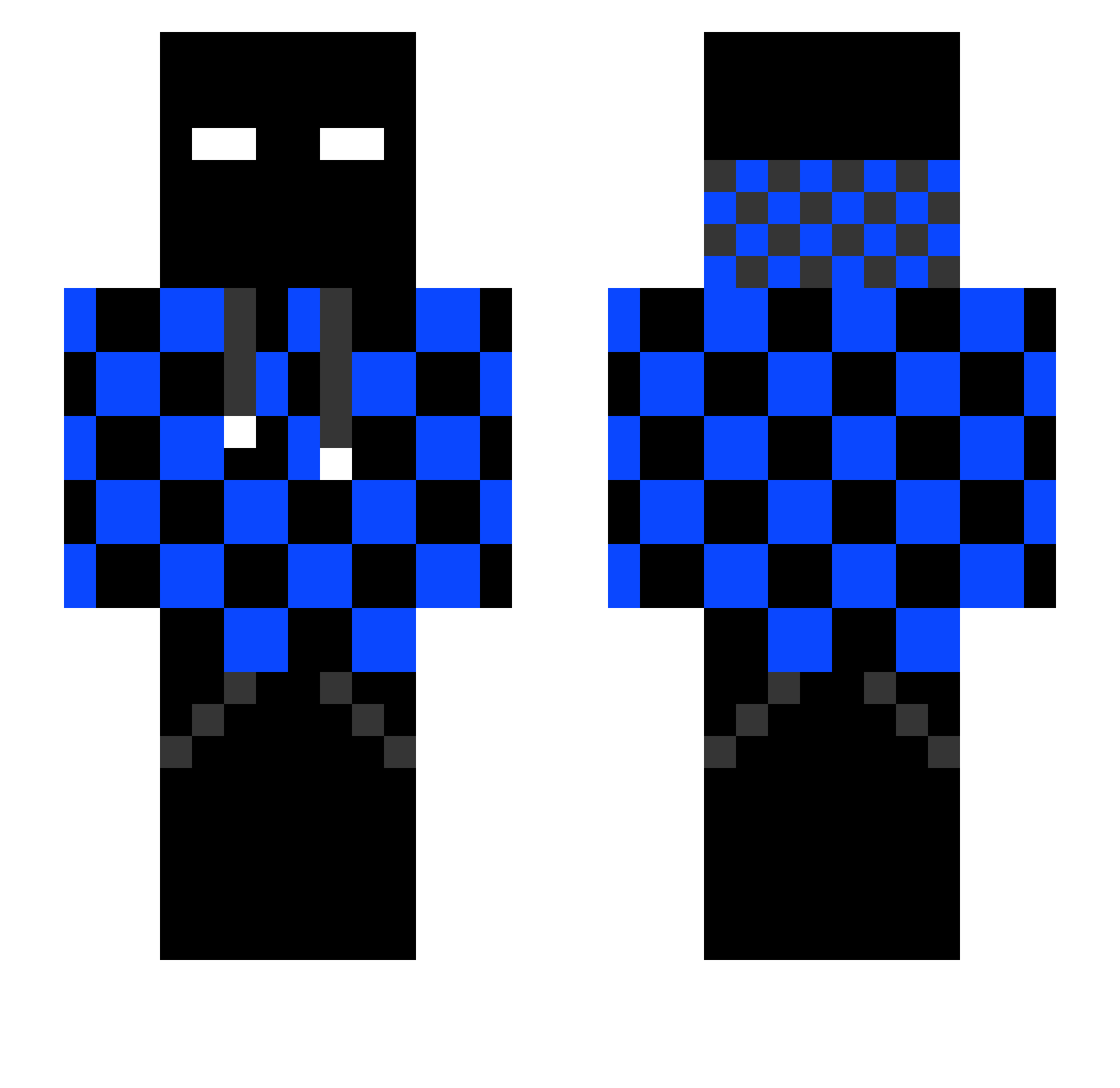 Julian252007 Minecraft skin, front and back view