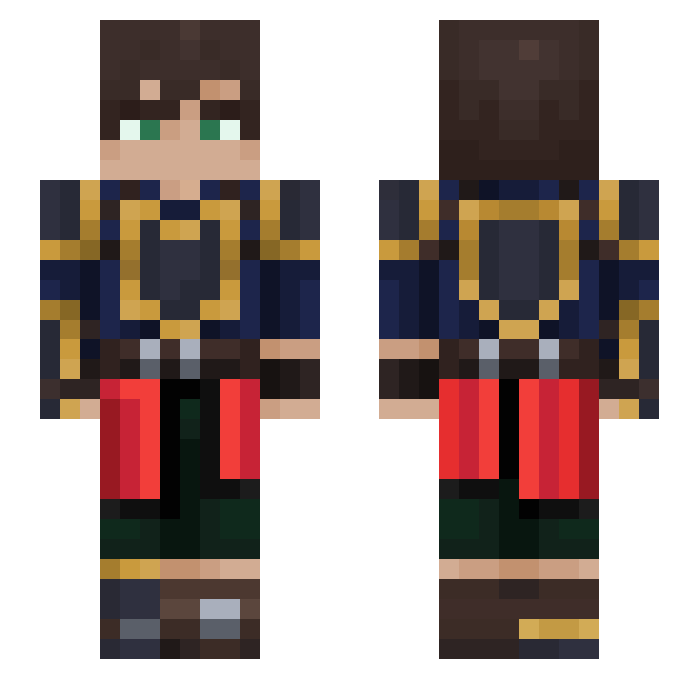 _ilive_ Minecraft skin, front and back view