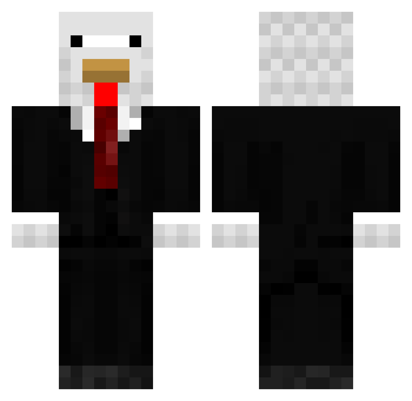 CanDasReiskorn Minecraft skin, front and back view