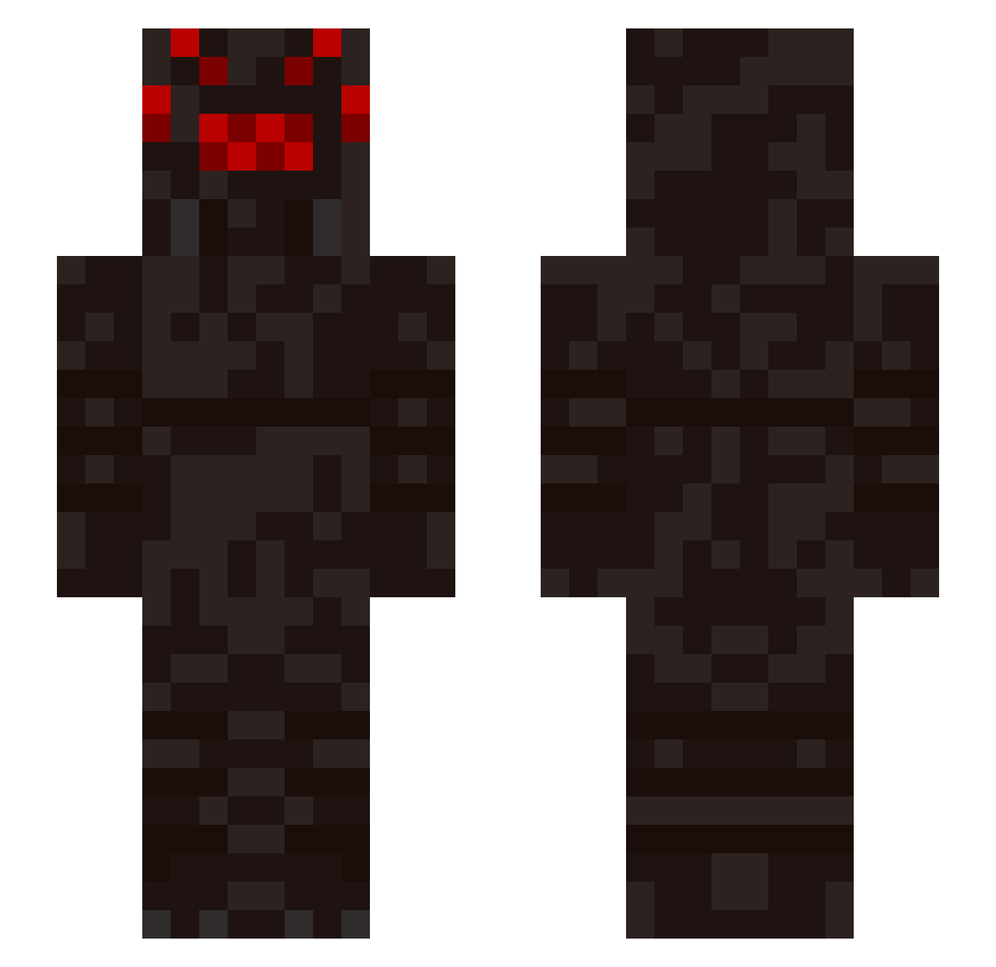 ManuelsVadda Minecraft skin, front and back view
