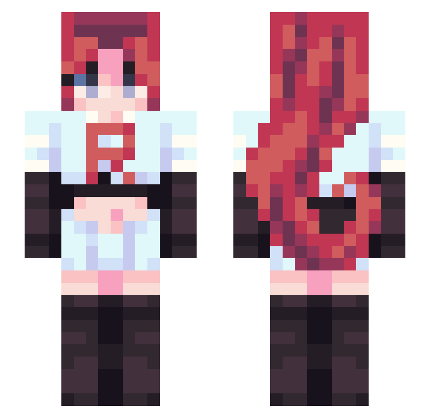 youpitos_ Minecraft skin, front and back view