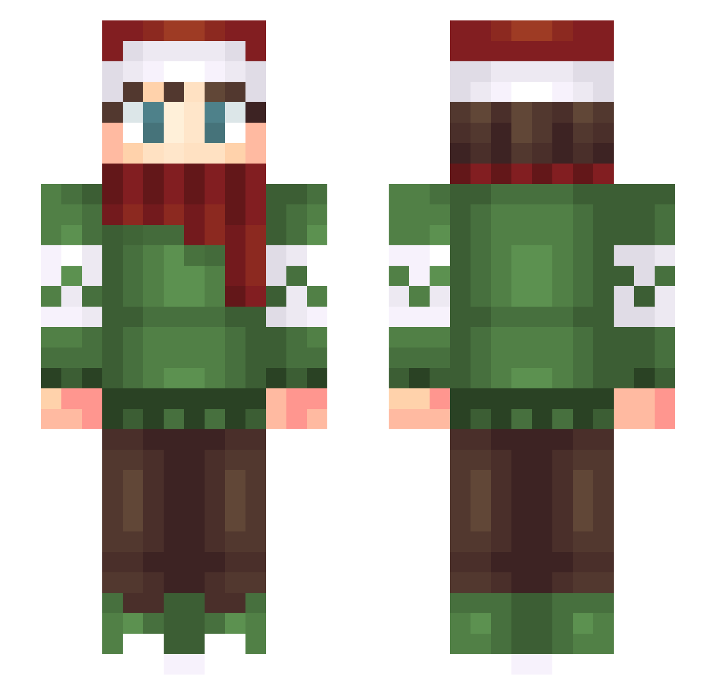 zFreaqOG Minecraft skin, front and back view