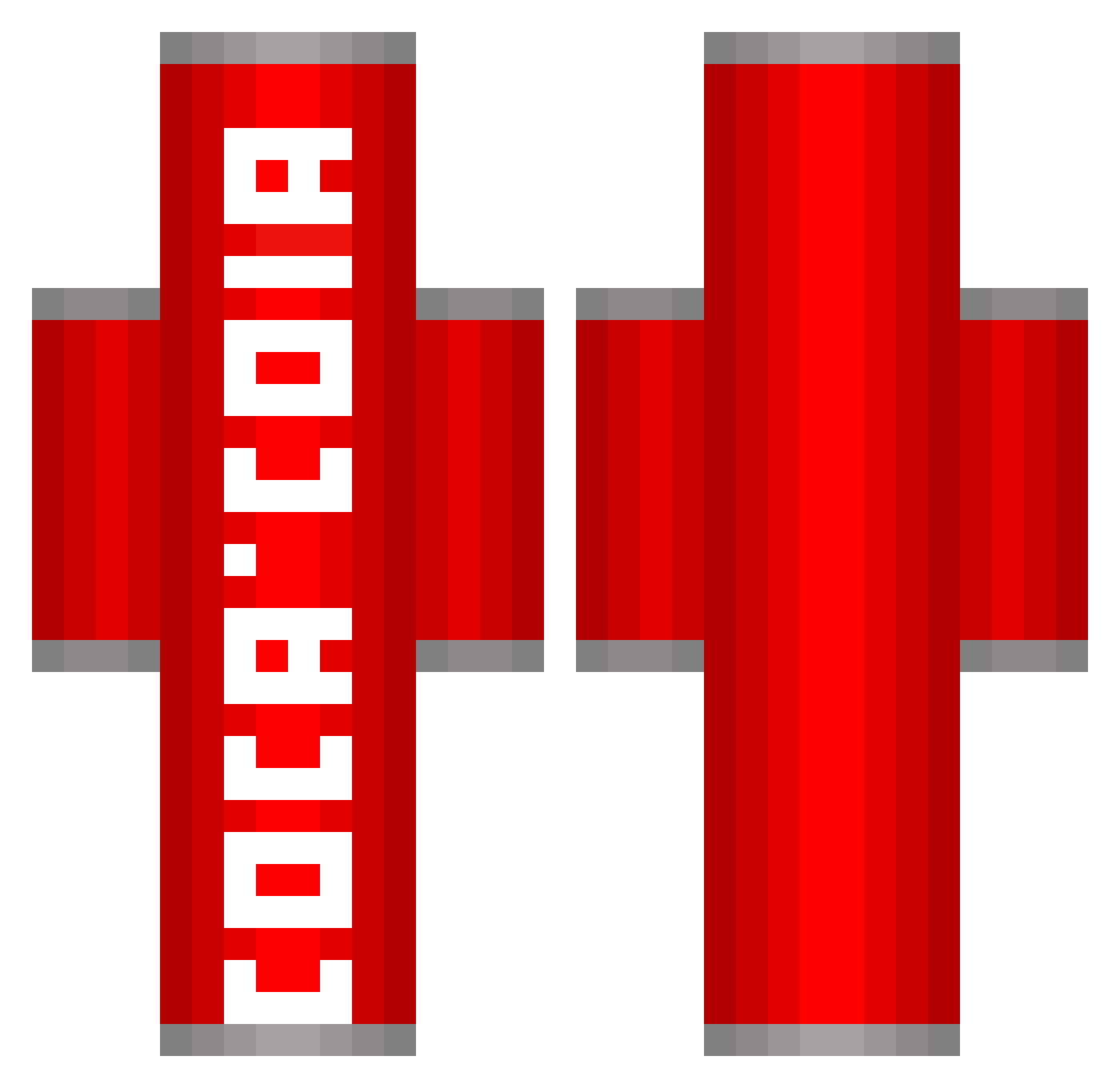 Egghead_Among_us Minecraft skin, front and back view