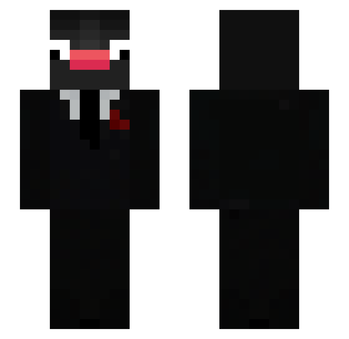 chefnonames Minecraft skin, front and back view
