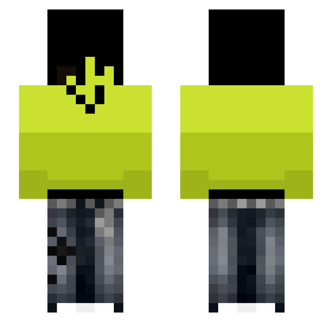 JudicatorJuan Minecraft skin, front and back view