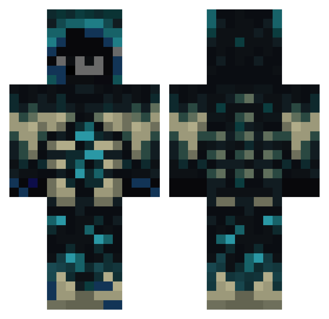 lunar_beanbag Minecraft skin, front and back view