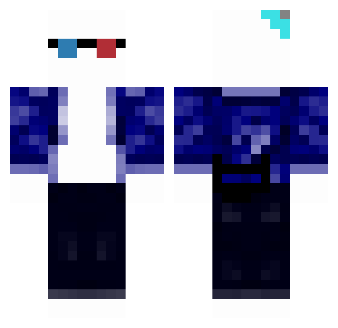 Helloworld4567kk Minecraft skin, front and back view