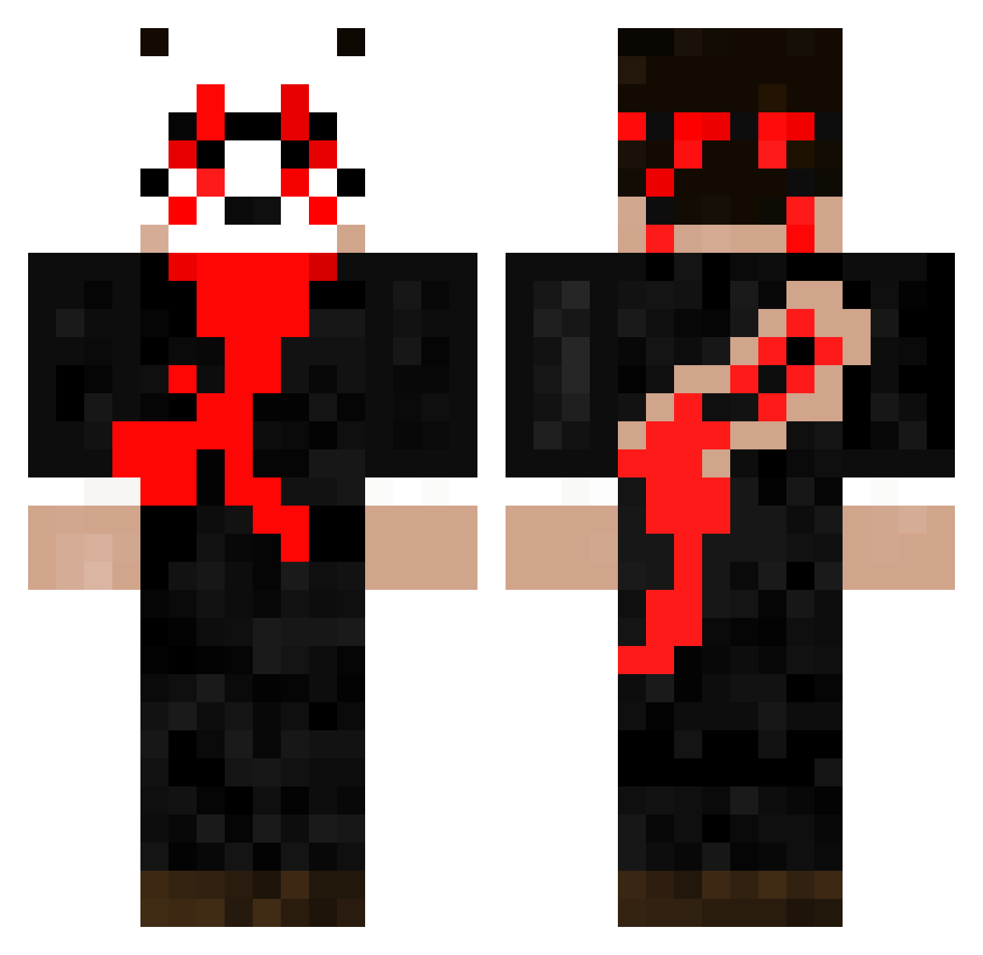 Doggodder_ Minecraft skin, front and back view