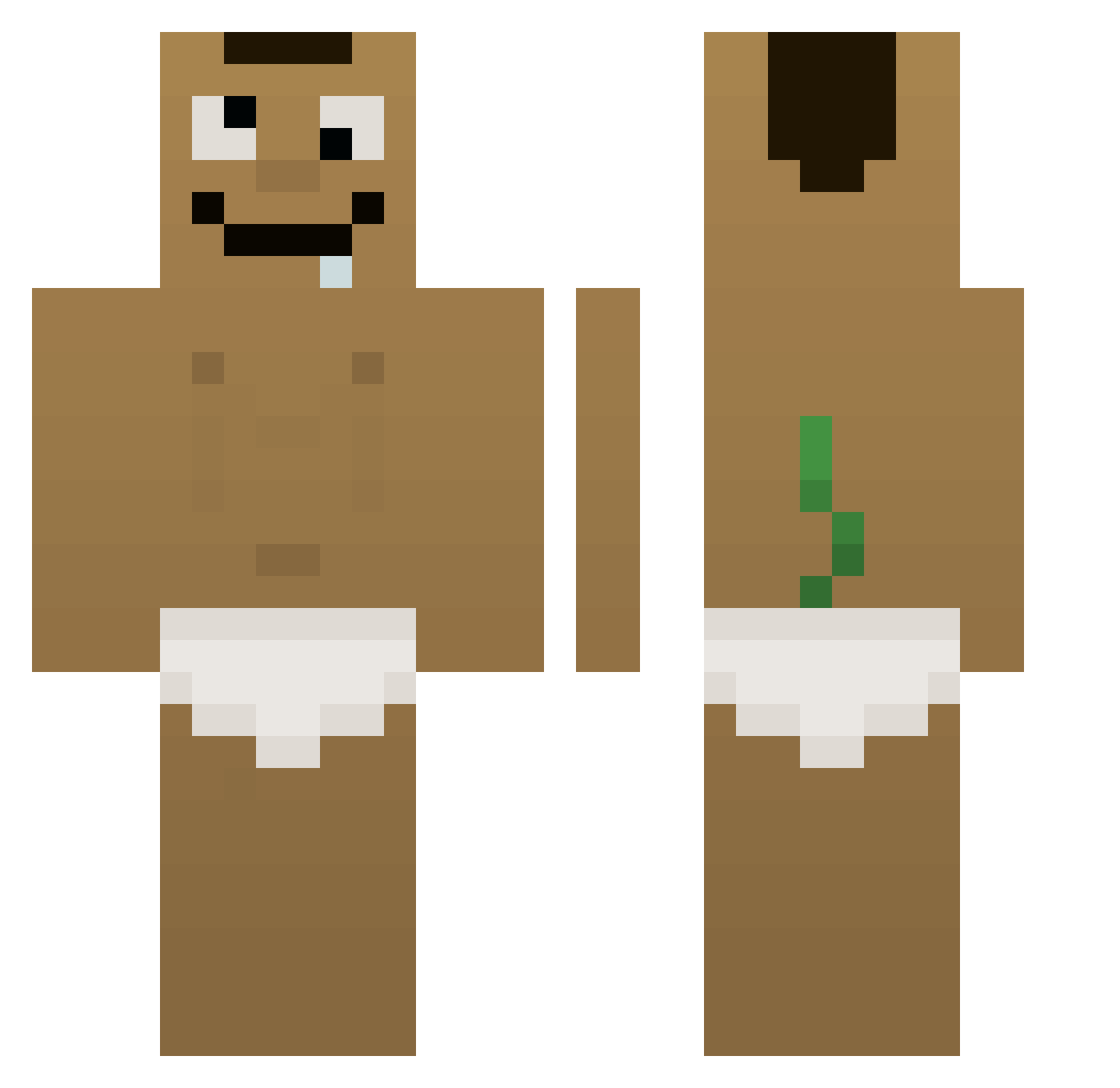 NINJAgamer_123 Minecraft skin, front and back view