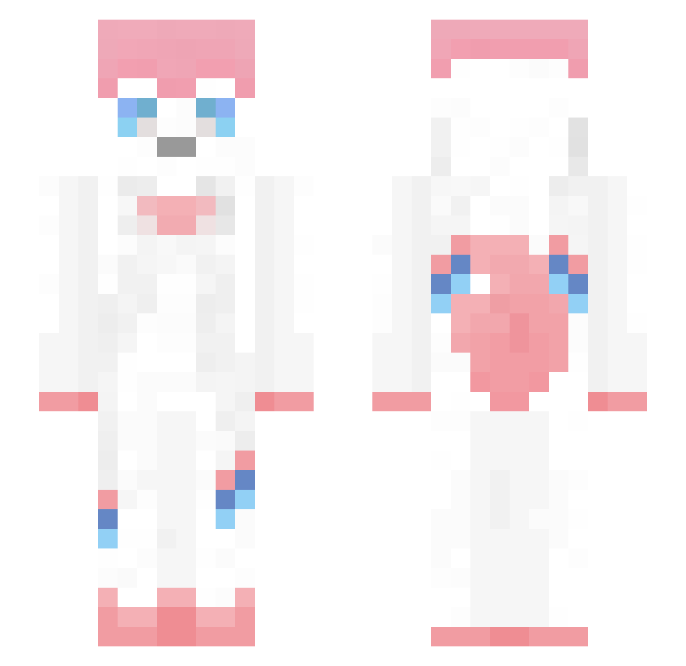 DAWIDZIO_DS Minecraft skin, front and back view