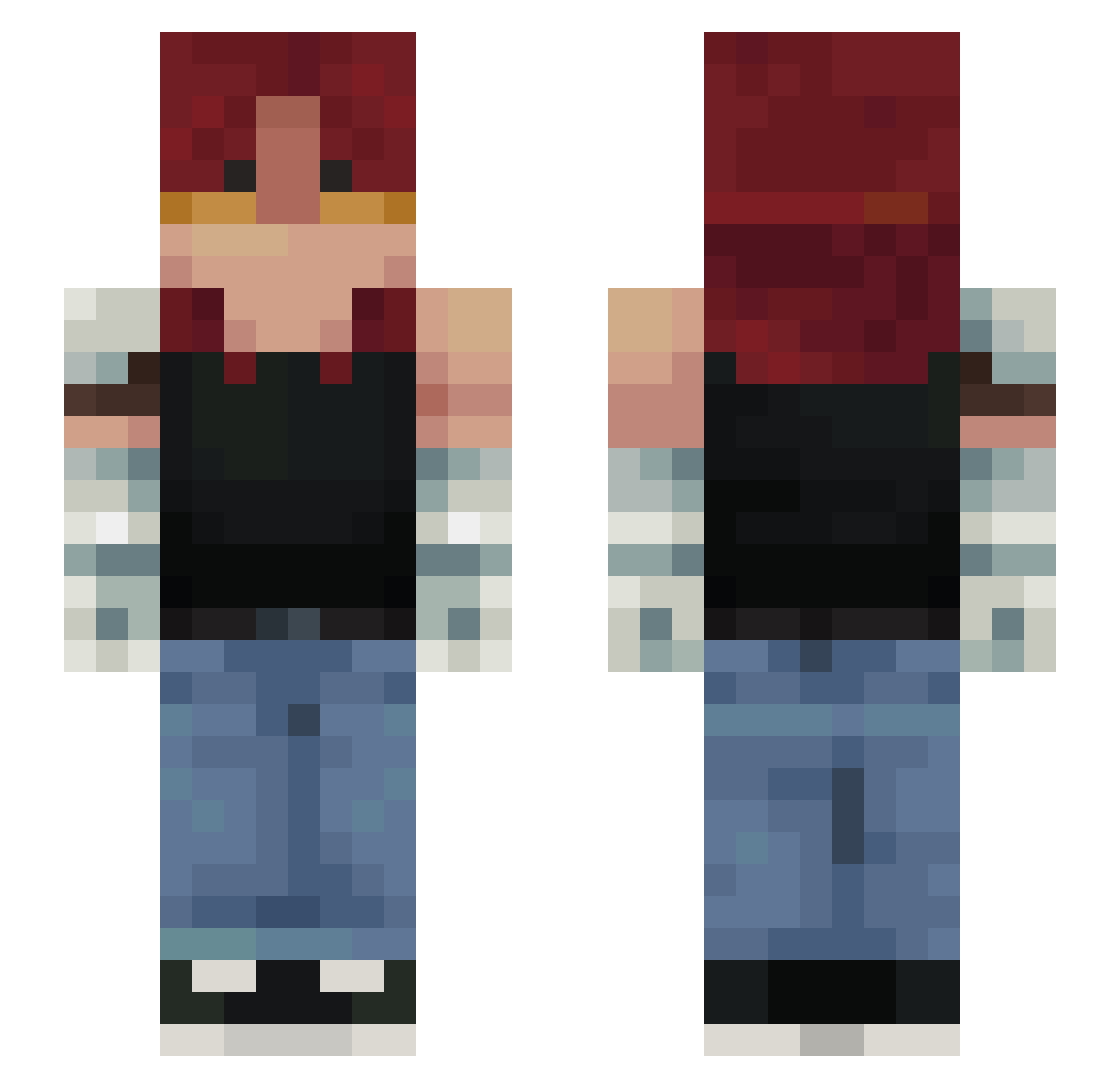 cloudy31_ Minecraft skin, front and back view