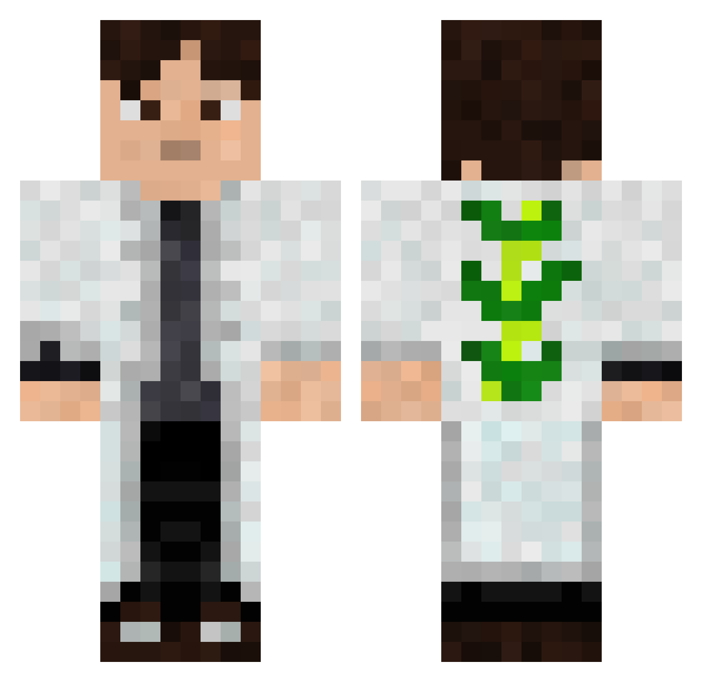 Taffen_ Minecraft skin, front and back view
