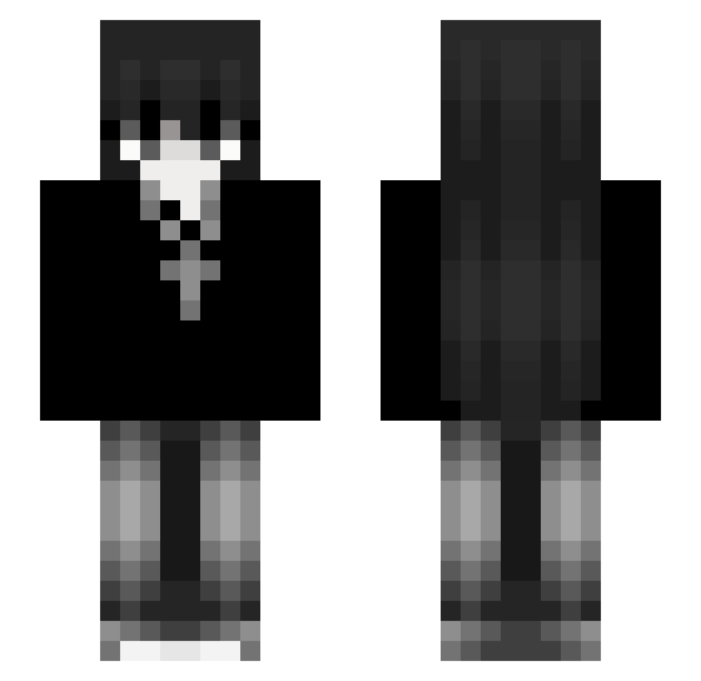 Miks_MC Minecraft skin, front and back view