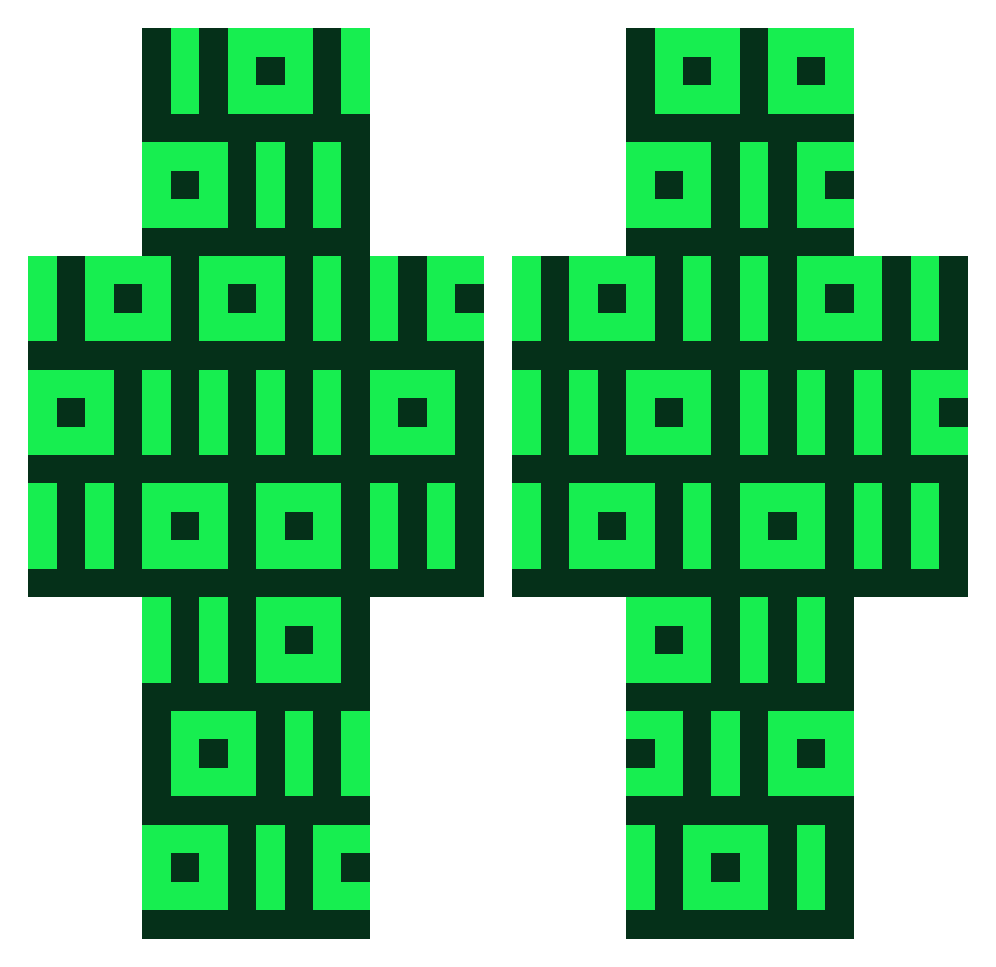 AnTiK06 Minecraft skin, front and back view