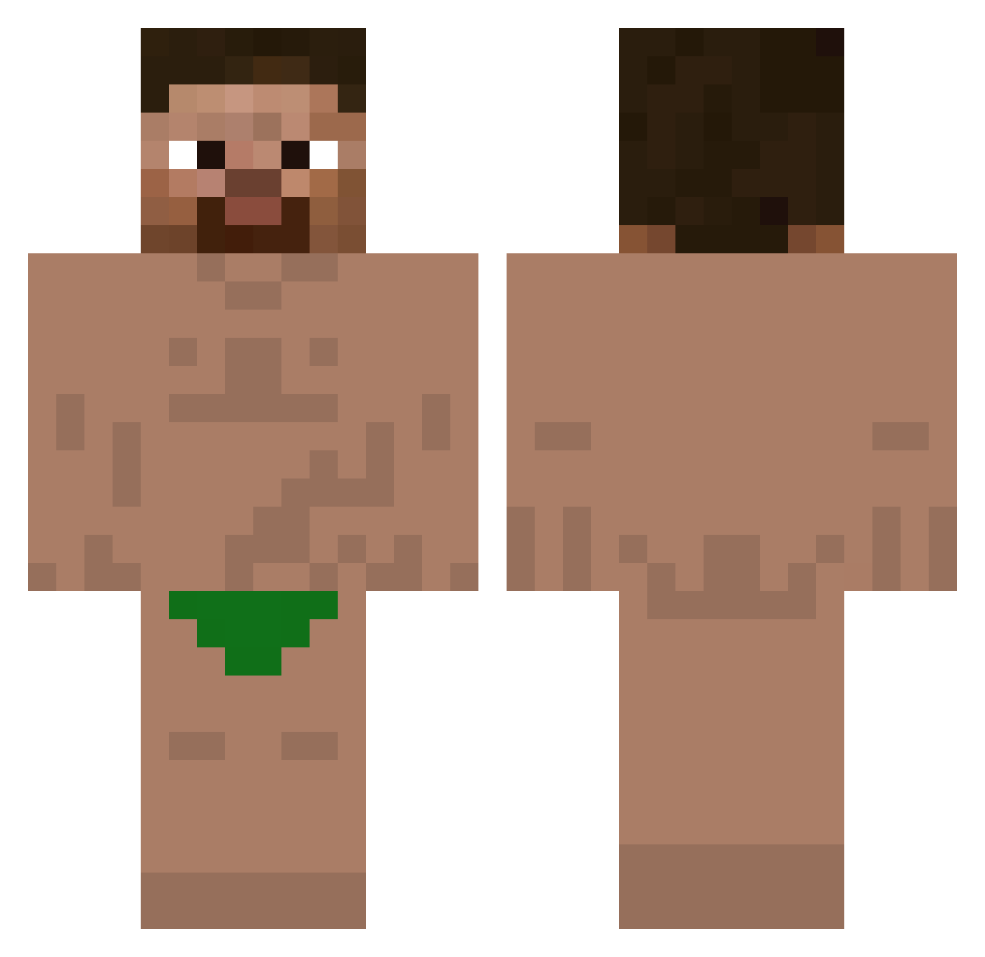 LIC_DeLa_Barrera Minecraft skin, front and back view