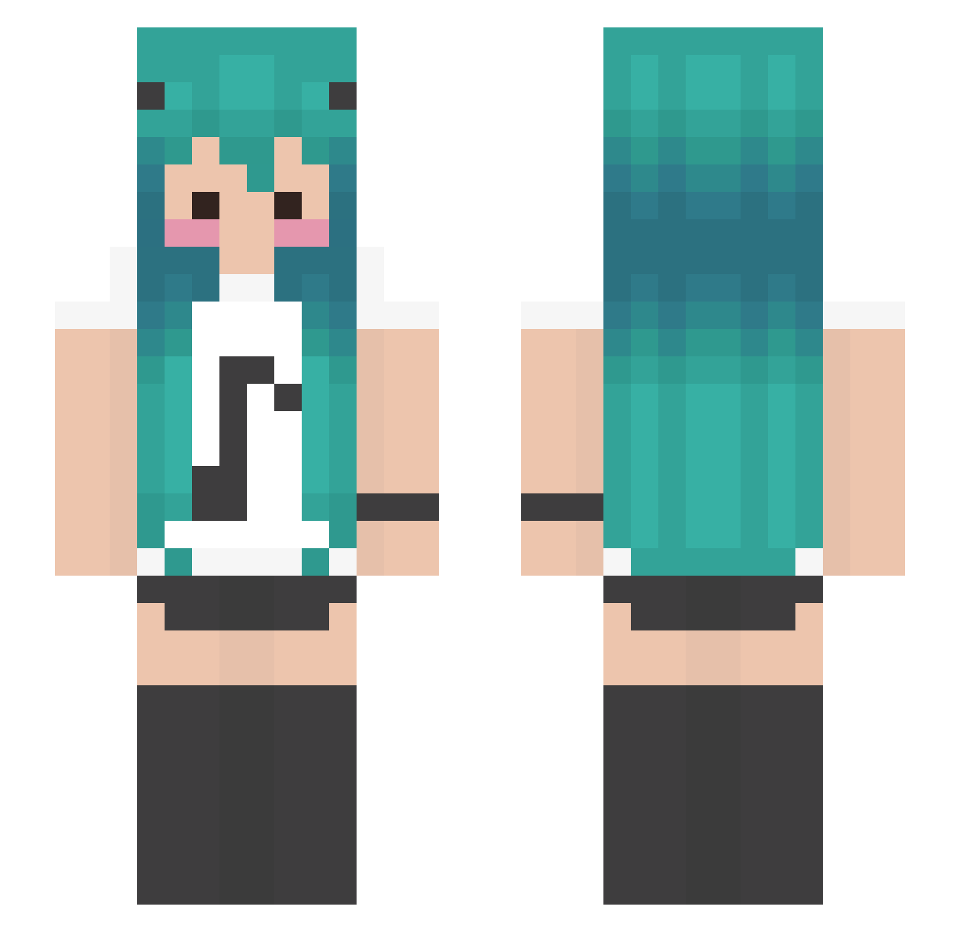 r0me_s Minecraft skin, front and back view