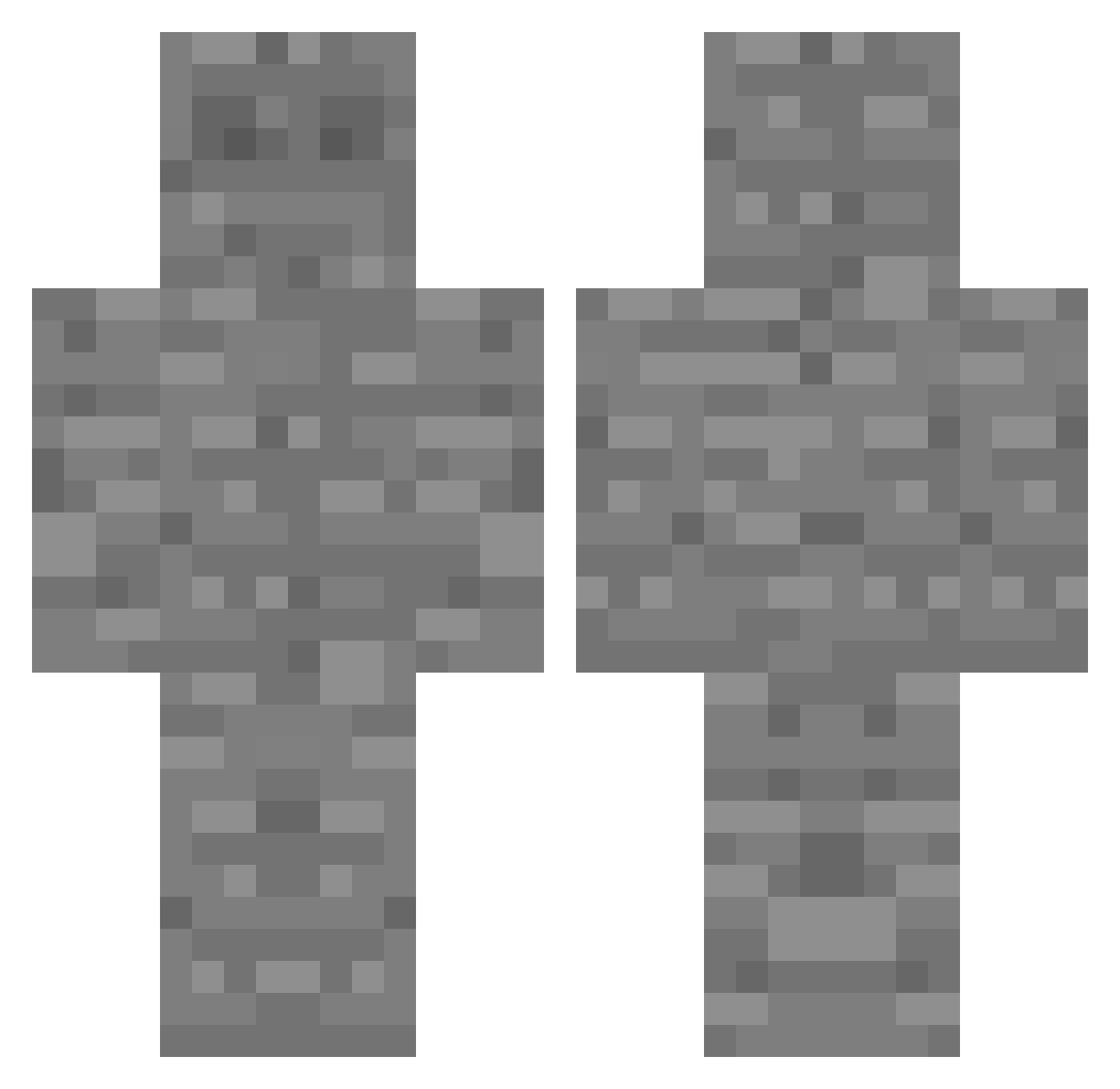 InsaneUncalleds Minecraft skin, front and back view