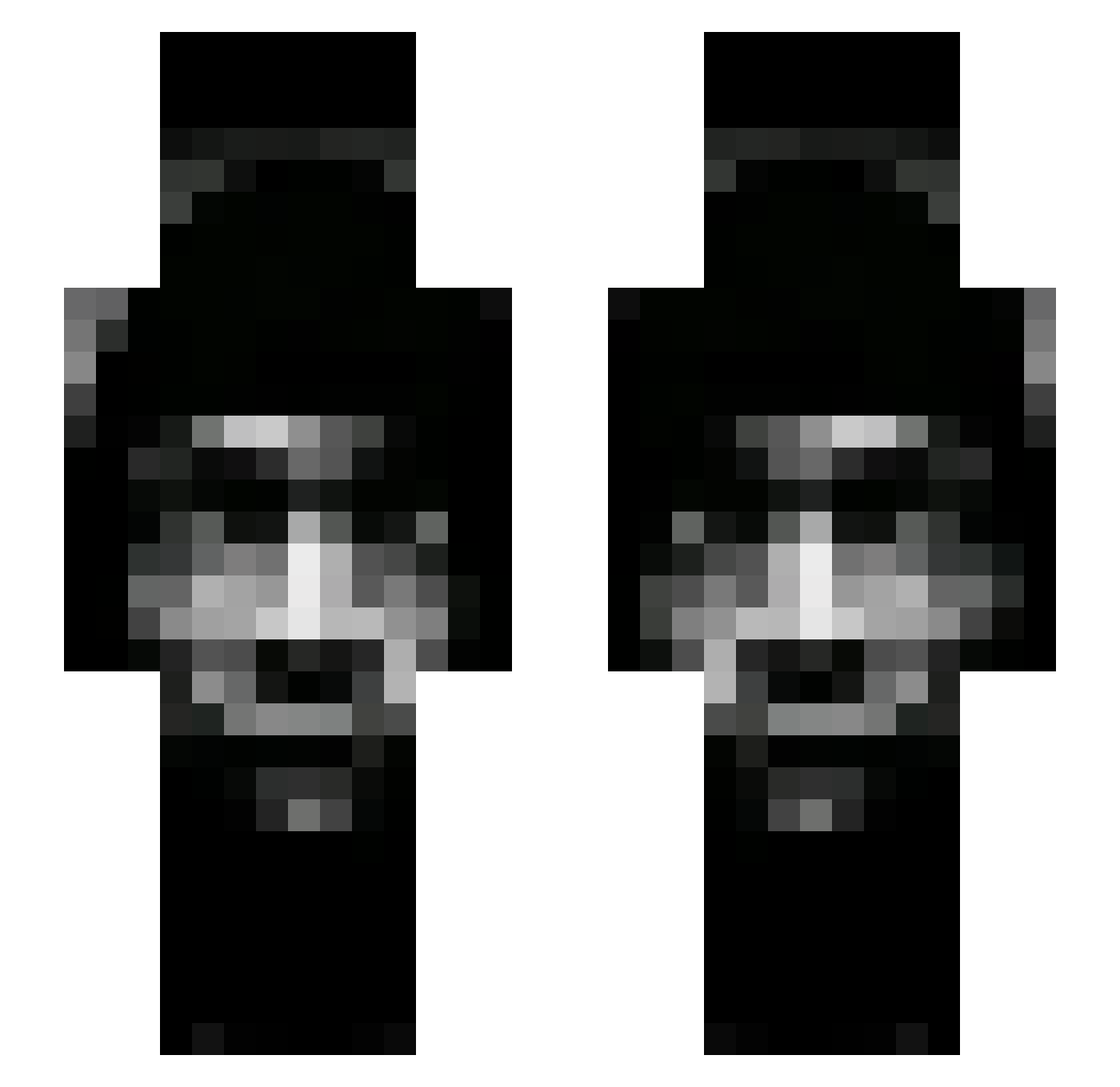 sirprankenstein Minecraft skin, front and back view