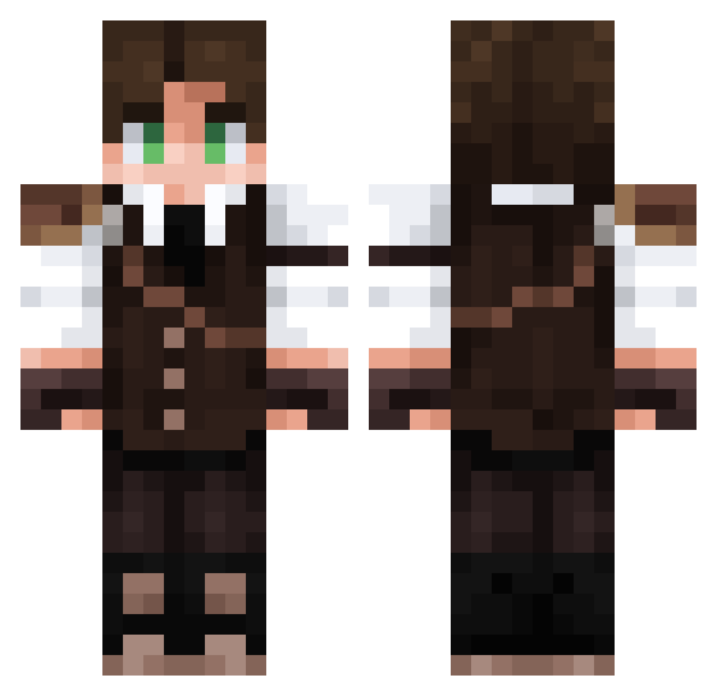Type_228_ Minecraft skin, front and back view