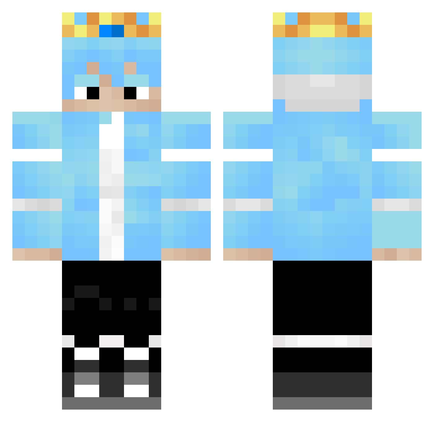 Som_GG Minecraft skin, front and back view