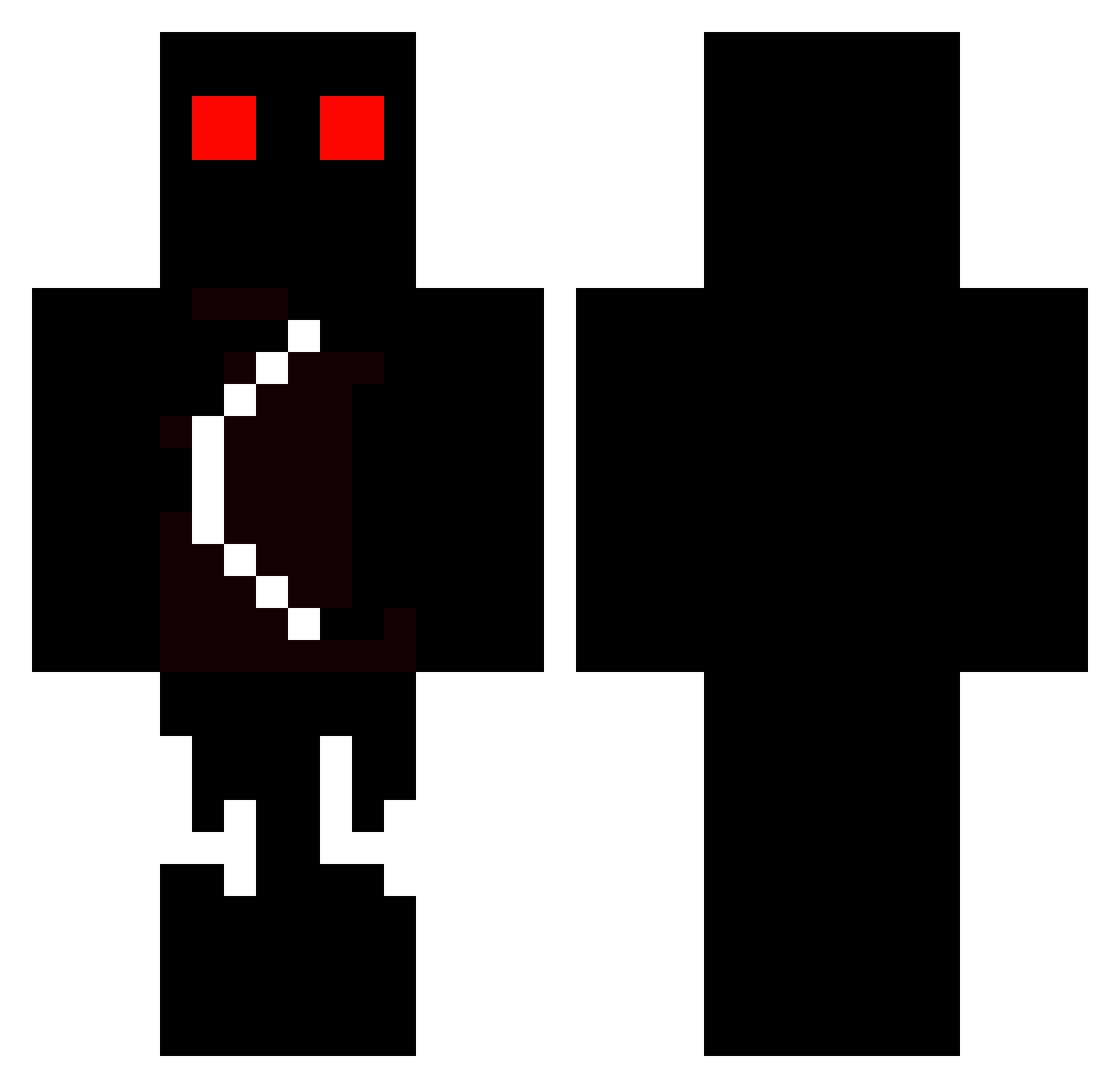 __VkIeEnJOyEr_ Minecraft skin, front and back view