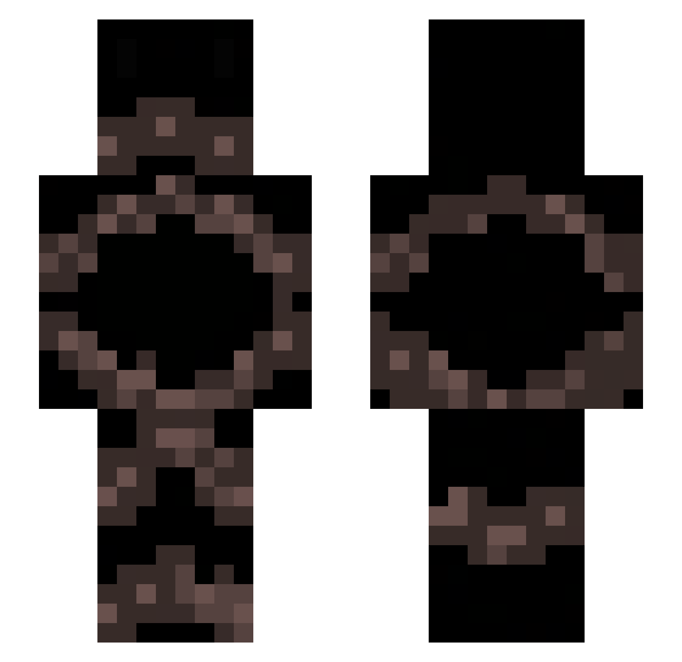 jvhh Minecraft skin, front and back view