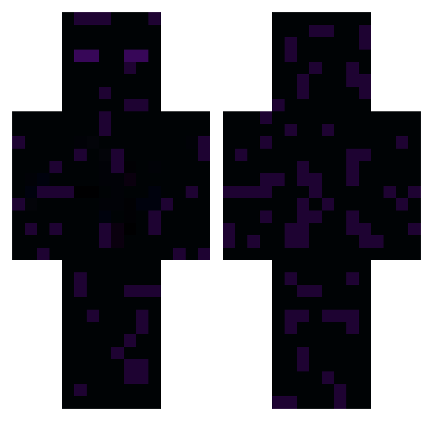 Jupiter1982 Minecraft skin, front and back view