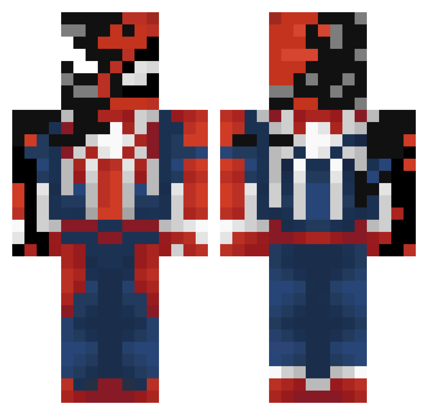 eymenaksoy Minecraft skin, front and back view