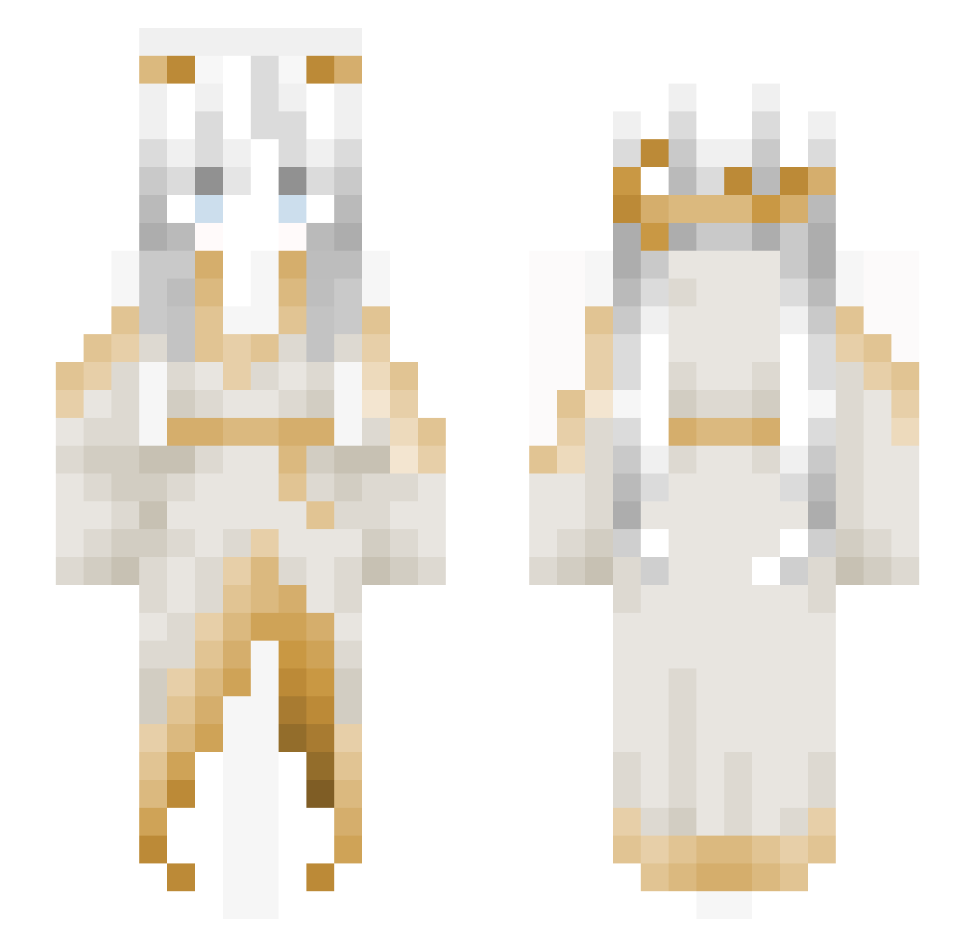 shadsion Minecraft skin, front and back view